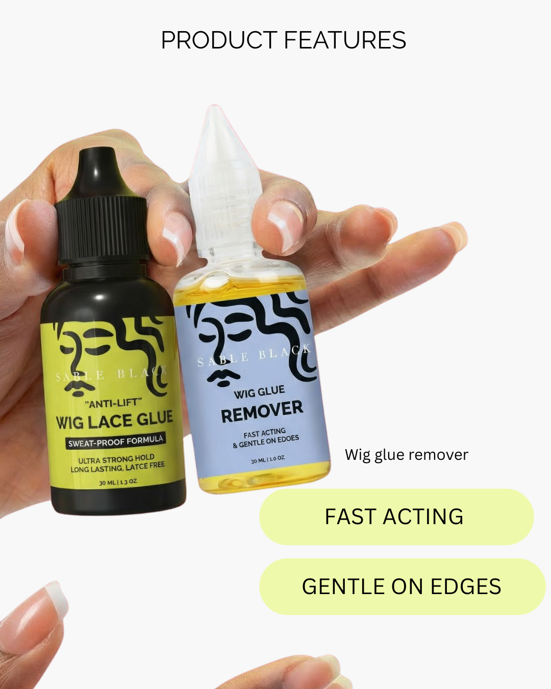 waterproof sweat-proof wig glue South Africa and Wig glue remover south africa